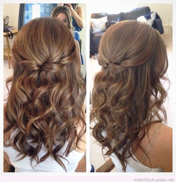Easy Half-Up, Half-Down Hairstyles for long hair Easy Half-Up, Half-Down Hairstyles for long hair