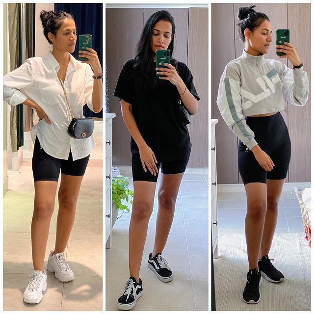 How to Style Biker Shorts - what to wear with Biker Shorts How to Style Biker Shorts - what to wear with Biker Shorts