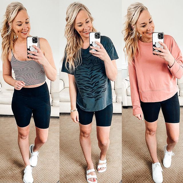 How to Style Biker Shorts - what to wear with Biker Shorts How to Style Biker Shorts - what to wear with Biker Shorts