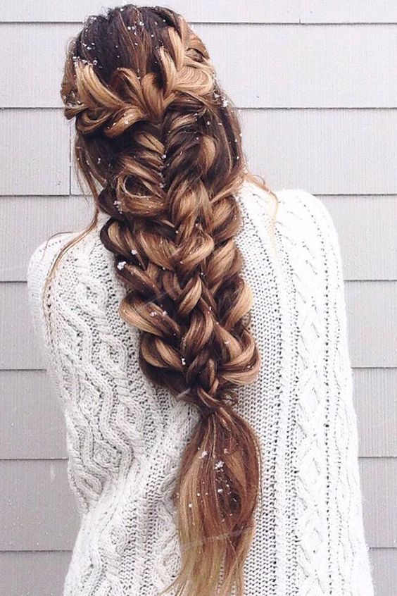 long hairstyle with braid long hairstyle with braid
