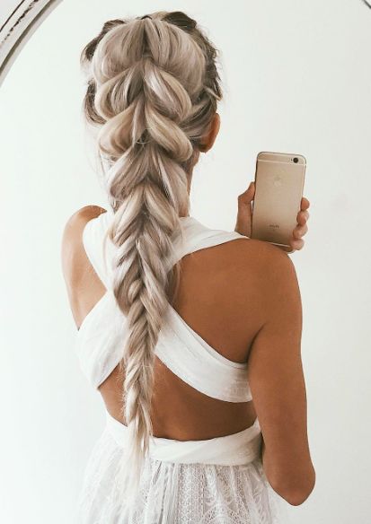 long hairstyle with braid long hairstyle with braid