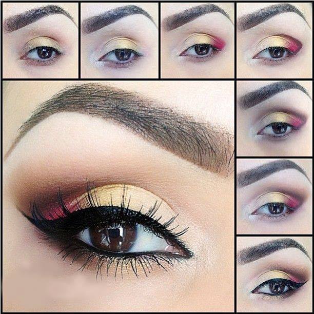 Step By Step eyeshadow tutorials for brown eyes Step By Step eyeshadow tutorials for brown eyes